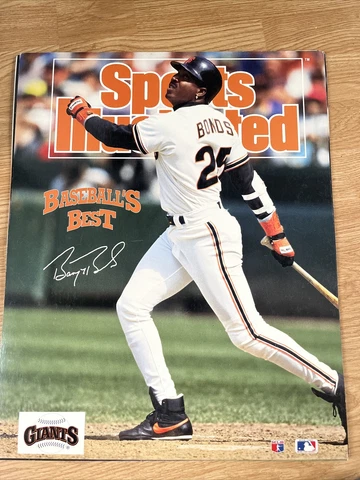 Vintage Barry Bonds Pittsburgh Pirates 16"x20" Sports Illustrated Poster Cover