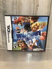2010 Nintendo DS ABC Wipeout: The Game Tested & Works Instruction Booklet & Case