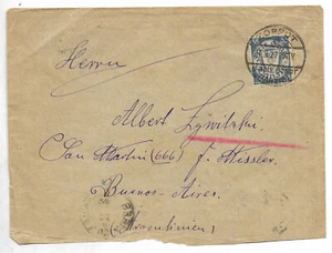 DEUTSCHLAND DANZIG bis ARGENTINIEN Brief 1927 ss - Bild 1 von 2