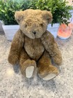 Vermont Teddy Bear Company Brown Bear Plush Jointed Handmade Stuffed Animal