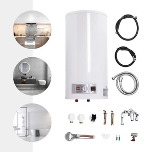 50L/80L Electric Hot Water Heater LED Display Home Boiler Storage Tank 30-75℃ UK - Picture 1 of 42