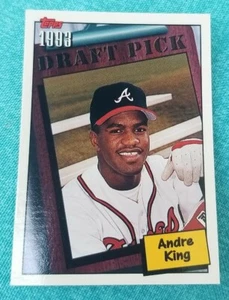Topps 1994 (1993 Draft Pick) Baseball Card Andre King #752 Atlanta Braves - Picture 1 of 2