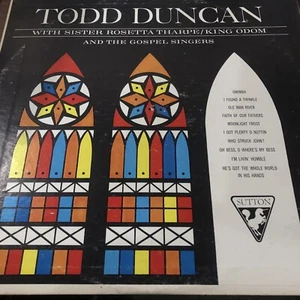 Todd Duncan LP Vinyl Record/We Combine Ship - Picture 1 of 6