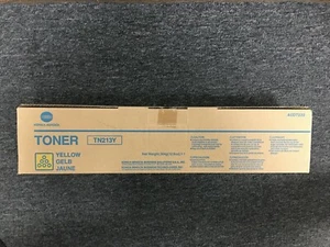 GENUINE - Konica Minolta - TN213Y - A0D7232 - Toner Cartridge Yellow - Open Box - Picture 1 of 1