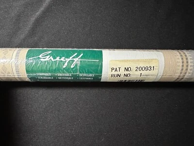 Revestimientos de pared de papel tapiz vintage con estampado Greeff - rollos dobles - 60,75 pies cuadrados Foto 1 de 4