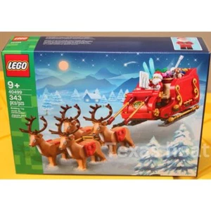 Nuevo LEGO 40499 Trineo de Papá Noel Juego de Juguetes de Navidad con Reno y Santa Figura S - Imagen 1 de 4