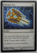 MAGIC THE GATHERING MTG 2003 MIRRODIN GALVANIC KEY ARTIFACT CARD