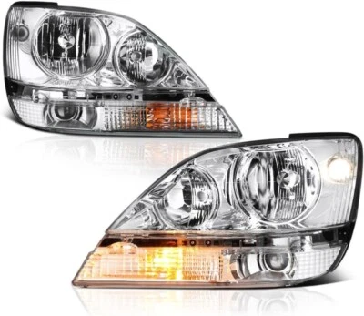 For 1999-2003 Lexus RX300 Headlights Headlamps Replacement 99-03 Left+Right Pair — 第 1/4 张图片