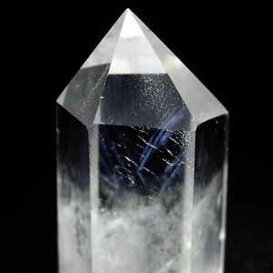 Clear Quartz w/ Feathery Blue Internal Light Refraction Phenomena 68.9g - Picture 1 of 11