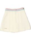 ELLESSE Womens Tennis Skirt UK 6 XS  White Polyester AD29