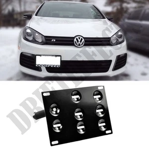 For VW Volkswagen Golf MK6 10-14 Euro Style License Plate Mount Kit / Tow Hook - Foto 1 di 3