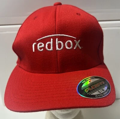 Gorra de béisbol Redbox Hat Yupoong pequeña/mediana ajuste flexible mezcla de lana caja roja para hombre Foto 1 de 4