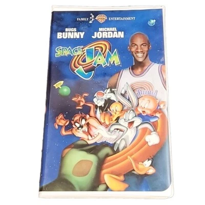 Space Jam (VHS, 1997, Clam Shell) Warner Brothers Michael Jordan Bugs Bunny  - Image 1 of 4