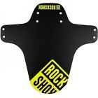 Rockshox mtb fender schwarz mit neongelbem aufdruck Fahrräder