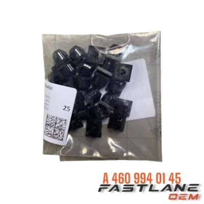 MERCEDES-BENZ G63 AMG 2003-2018 JUEGO DE 25 TUERCAS DE CLIP NUEVO FABRICANTE DE EQUIPOS ORIGINALES A 460 994 01 45 Foto 1 de 4