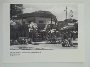 Ritaglio Foto Illustrazione FREGENE Viale Castellammare Bar Paradiso Anni '60 - Picture 1 of 1