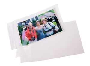 9" x 12" Clear Resealable Recloseable Self Adhesive Lip and Tape Poly Cello Bags - Picture 1 of 12