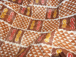 NEU Afrik de Woodin afrikanischer Stoffdruck @ 3 Yards Reststück - Bild 1 von 6