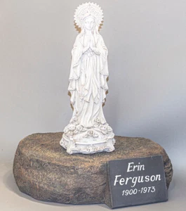 Menschliche Einäscherung Urne Unikat Denkmal Asche Box Statue Jungfrau Maria Frauen Beerdigung - Bild 1 von 10
