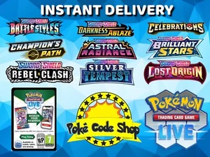 SWORD & SHIELD MIX ~ LIVE CODES Pokemon Booster Code INSTANT QR EMAIL DELIVERY - Picture 1 of 1