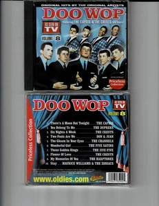 DOO WOP AS SEEN ON TV V8 -VAR (CD 2007) NEW CAPRIS CRESTS CHANNELS HARPTONES - Imagen 1 de 1