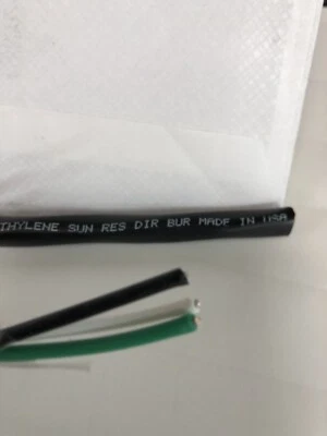 50 ft 18/3 600v Sun resistant, direct burial and stranded tinned copper - Image 1 of 4