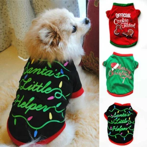 Navidad Mascota Ropa Pequeño Perro Gato T Chihuahua Teddy Suave Árbol ≌ - Imagen 1 de 15