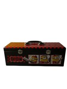 Cinemark Despicable Me 4 Minions Popcorn Tin Toolbox Illumination NEW - Picture 1 of 7