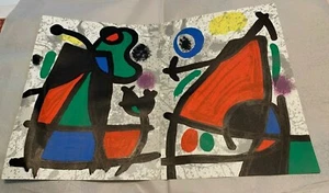 Litografía Joan Miró en 1 hoja doble - Imagen 1 de 5