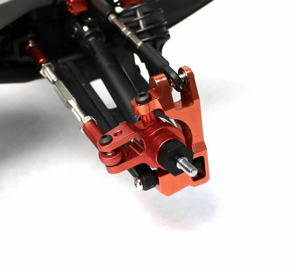Racers Edge Slash 4WD Aluminum Front Steering Knuckles pr- (Red) RCE1841R - Image 1 of 1
