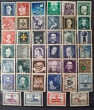 Österreich 1948-1955, Partie MNH(postfrisch) Katalogwert 458,00€
