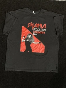 Shania Twain Rock This Country 2015 Tour T-Shirt mens XL extra large back dates - Picture 1 of 22