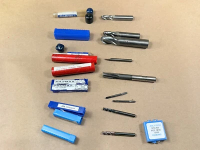 10 Pcs Assorted Sizes End Mill, USA Promax, Poly Tech, Garr   - No 4 - Image 1 of 4