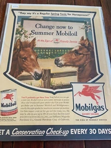 Vintage 1943 Mobiloil Regular Spring Tonic ad - Picture 1 of 1