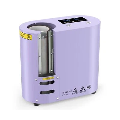 GO2CRAFT Auto Seamless Tumbler Heat Press Machine, Automatic Rotation Advanced Cup Hea...