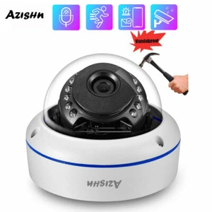 HD 4MP 2.8mm Vandalproof IP Camera Dome 15IR Metal Audio POE Human AI CCTV XMEye - Picture 1 of 12