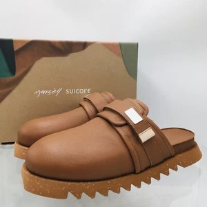 MARSELL Suicoke ZAVO - Marrone Leather Mules Men’s Size EU 44 US 11 M - Afbeelding 1 van 19