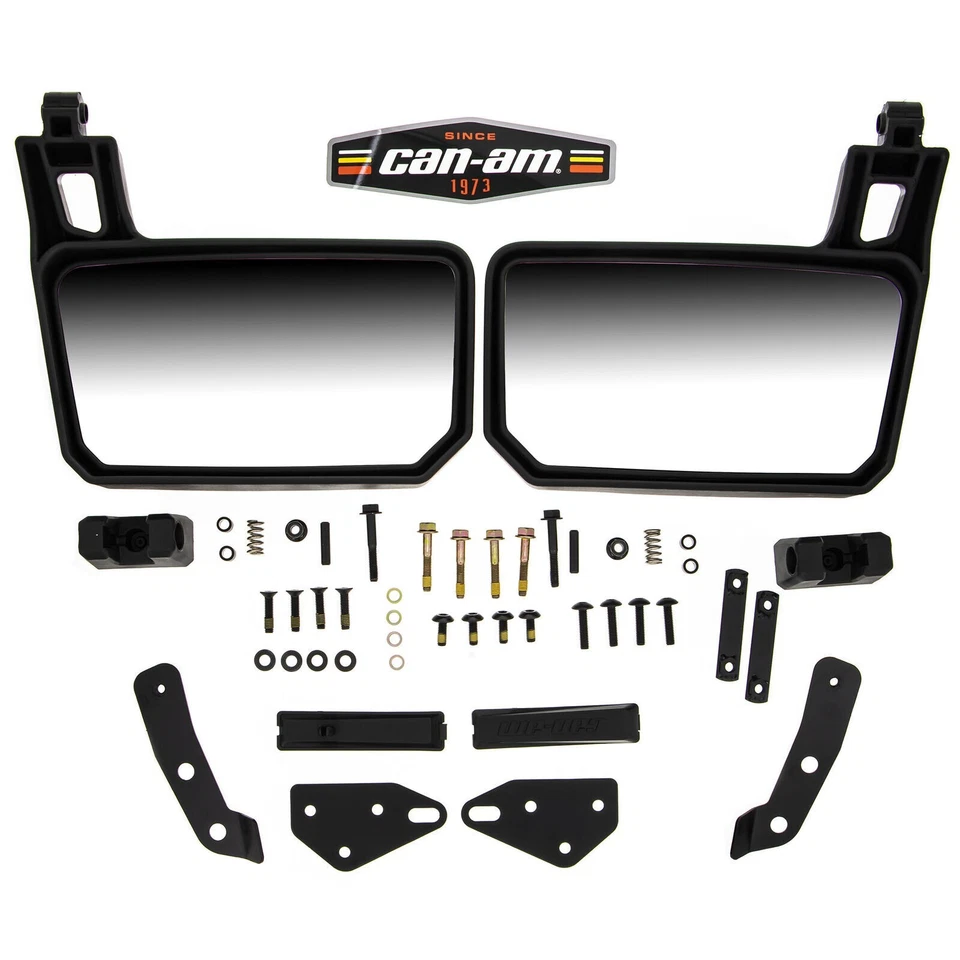 2016-2024 Can Am Defender HD OEM Side Mirrors Kit 715008100 - Image 1 of 1