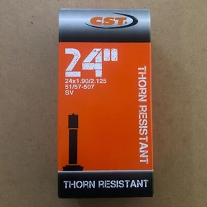 New CST Bicycle Inner Tube 24" Schrader Valve Thorn Proof Puncture Resistant - Picture 1 of 1