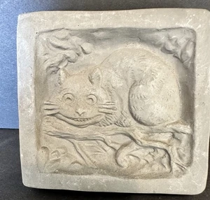 Placa caprichosa pared piedra gato Cheshire cisne blanco Alicia en el país de las maravillas - Imagen 1 de 5