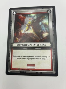 Warhammer Age of Sigmar Champions – Opportunity Strike Card - Picture 1 of 2