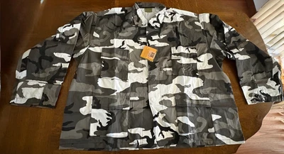 Camo Army Coat Fatigue Jacket 3XL Rothco Military BDU Shirt Tactical #8884 - Image 1 of 4