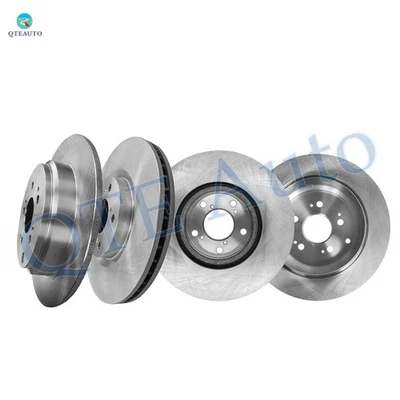 Juego de 4 rotores de disco de freno delanteros 330 mm-traseros 334 mm para Acura ZDX 2010-2013 Foto 1 de 4