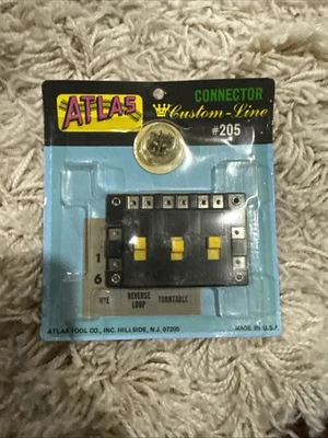 ATLAS Connector Custom Line 3 Single Pole Throw Switches #205 - New - Image 1 of 2