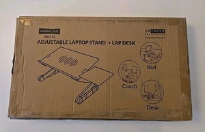 WORK EZ BEST XL VERSTELLBARER LAPTOPSTÄNDER LAP DESK WEBS-B - SCHWARZ - Bild 1 von 5