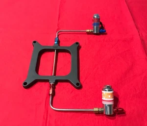 Nitrous Plate 4150 (32 hole) with Solenoids from a 100HP Kit Drag Race Parts - Picture 1 of 6