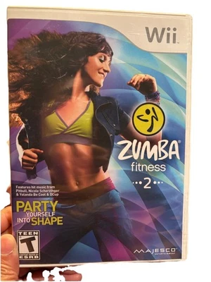 Zumba Fitness 2 (Nintendo Wii, 2011) con Manual Incluido Foto 1 de 3