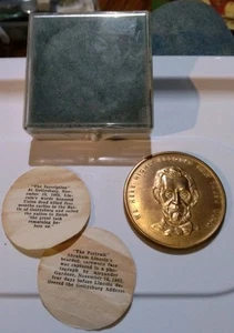 Abraham Lincoln Medaille Gettysburg  - Bild 1 von 6