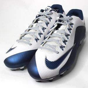 Mens Nike Alpha Pro 2 TD PE Football Cleats Size 13 WHITE/NAVY BLUE NEW - Picture 1 of 9