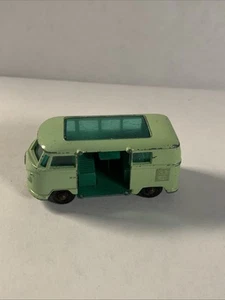 Vintage Matchbox Lesney Series No. 34 Light Green Volkswagen Caravette No Doors - Picture 1 of 6